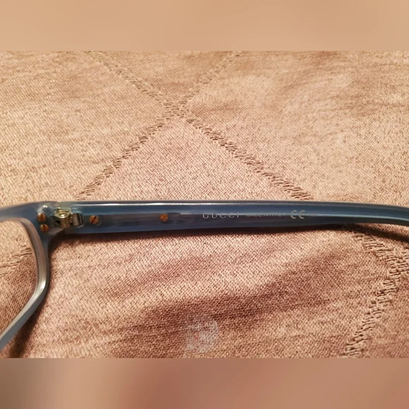 GUCCI GG Havana blue/ brown eyeglasses - Picture 5 of 8